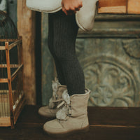 Donsje Dark Grey Melange Aly Tights