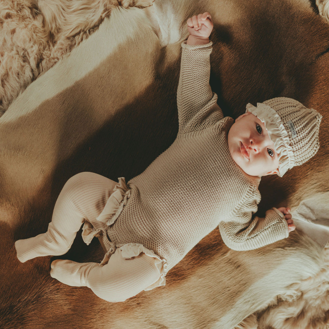 Donsje Natural Beige Yoni Romper