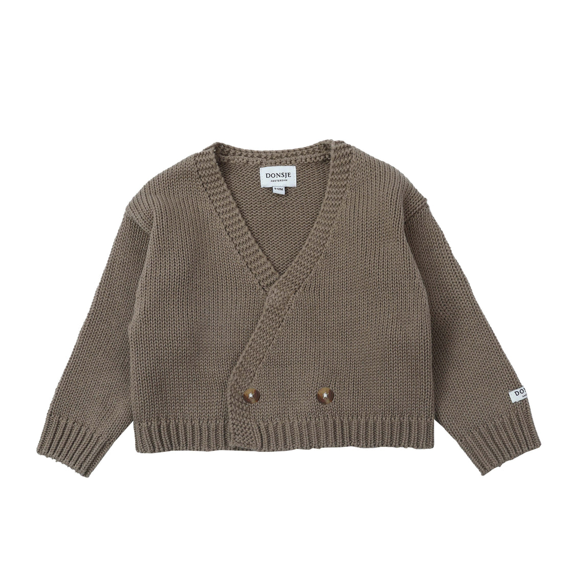Donsje  Light Truffle Lesley Baby Cardigan