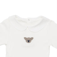 Donsje  Off White Koala Davis Bodysuit