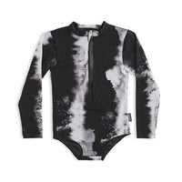 NUNUNU Tie Dye Long Sleeved Tie Dye Swimsuit
