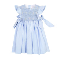 Kidiwi Cornflower Organic Cotton Lewisia Dress