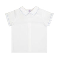 Kidiwi White Poplin Clovis Sky Embroidred Shirt
