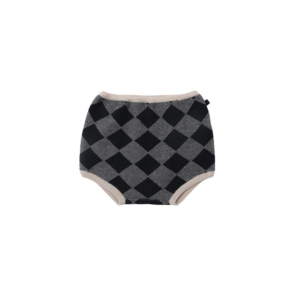 Bene Bene  Navy Argyle Knit Bloomers