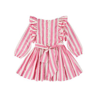 Morley Fuchsia Linen Layna Dress