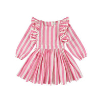 Morley Fuchsia Linen Layna Dress