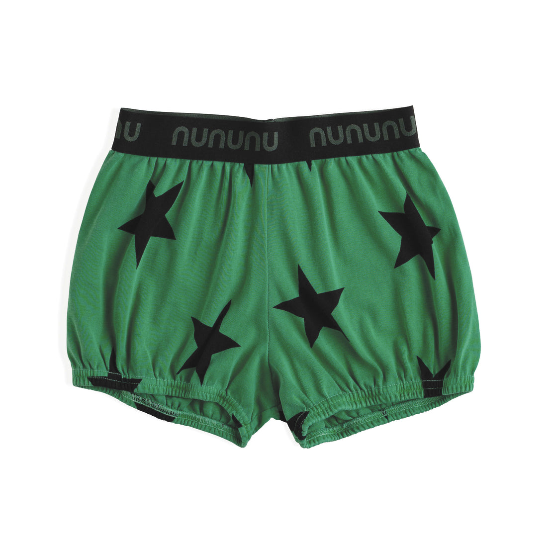 NUNUNU Moss Green Star Yoga Shorts