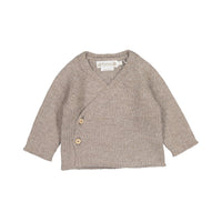 Bonpoint Taupe Knit Theva Baby Set