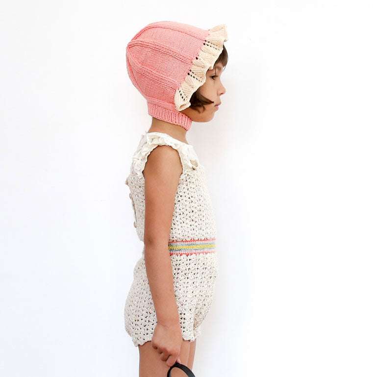 Kalinka Rose Dove Bonnet