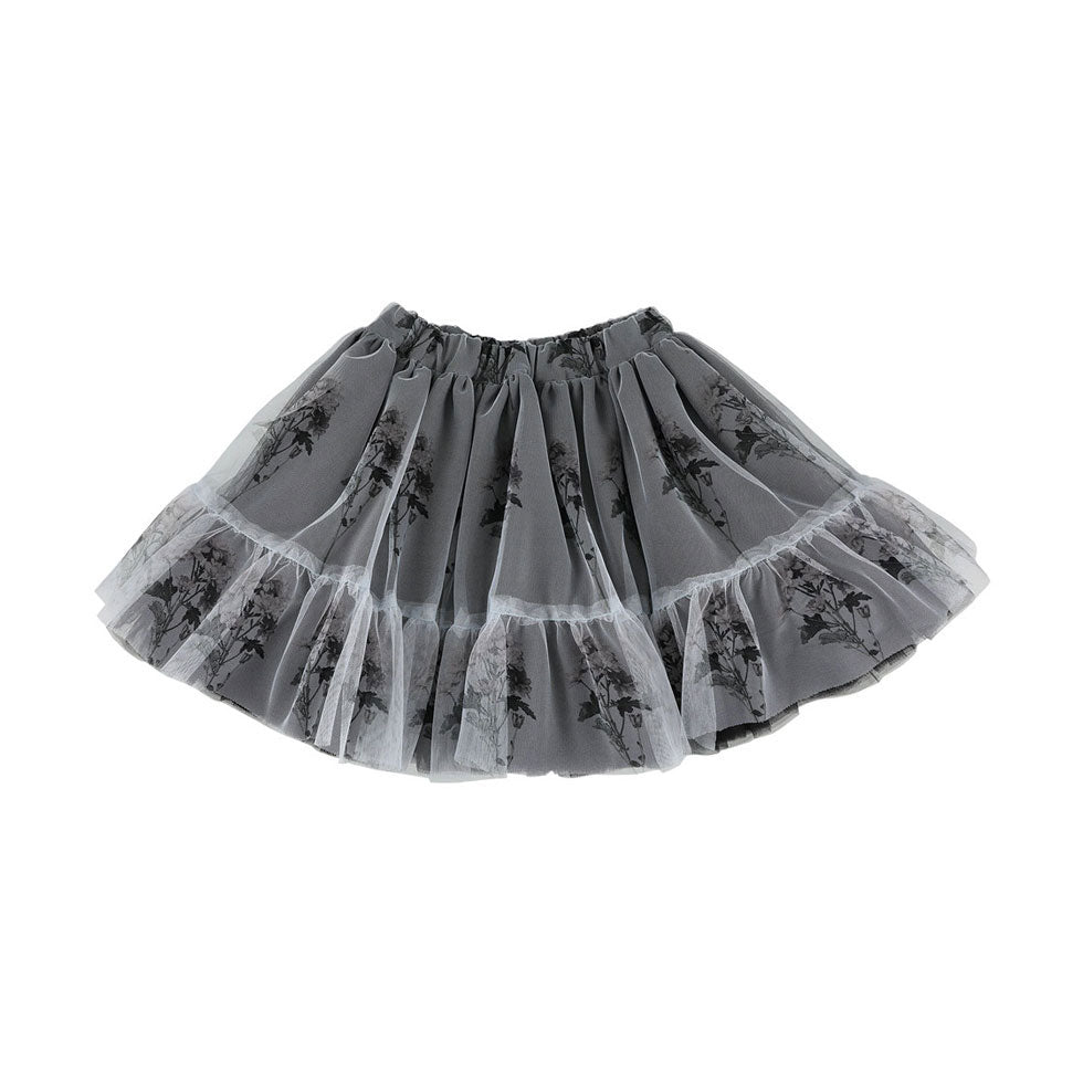 Caroline Bosmans Daisy Printed Tulle Skirt
