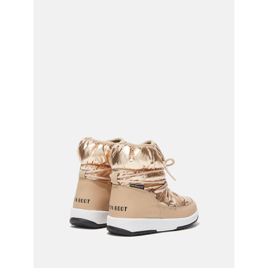 Moon Boot Rose Gold JR Girl Low Nylon Boots – Ladida