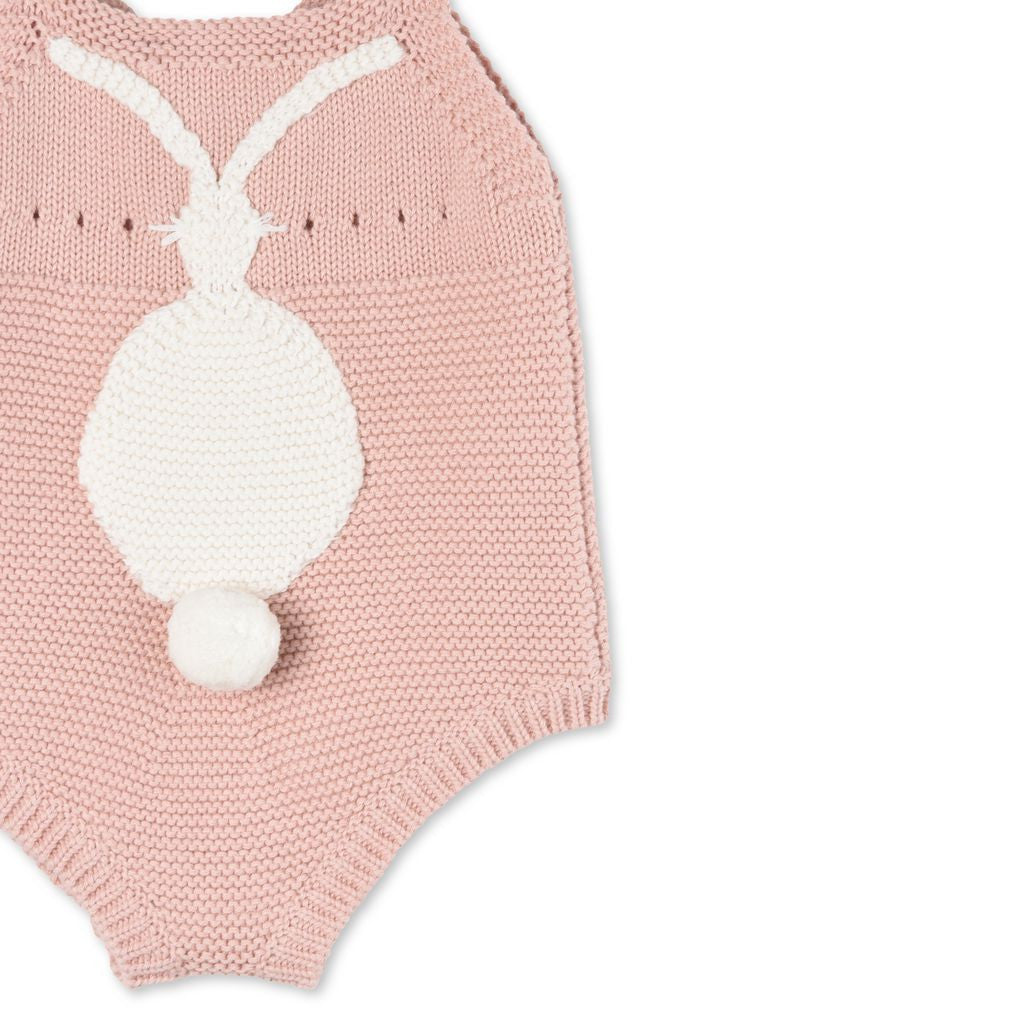Stella Pink Knit Classic Romper - Ladida