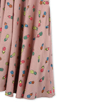 Stella Pink Pineapple Skater Dress - Ladida