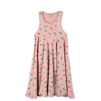 Stella Pink Pineapple Skater Dress - Ladida