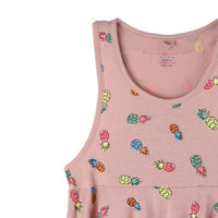 Stella Pink Pineapple Skater Dress - Ladida