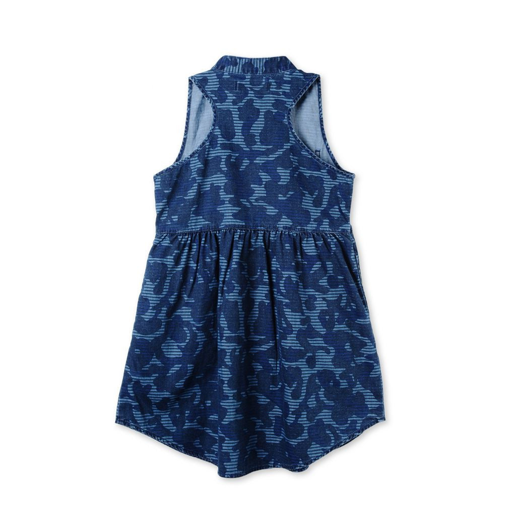 Stella Camo Collared Dress - Ladida