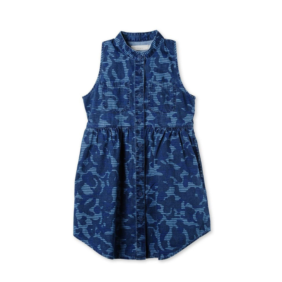 Stella Camo Collared Dress - Ladida