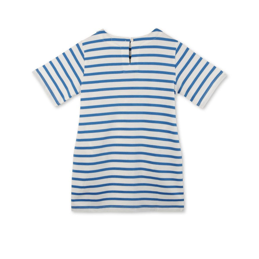 Stella Blue Striped Flower Dre - Ladida