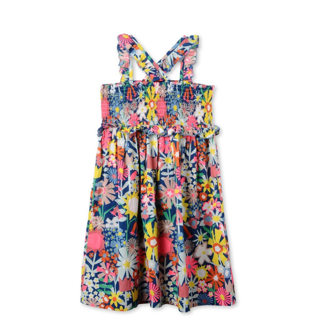 Stella Floral Celeste Dress - Ladida