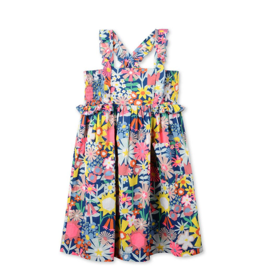 Stella Floral Celeste Dress - Ladida