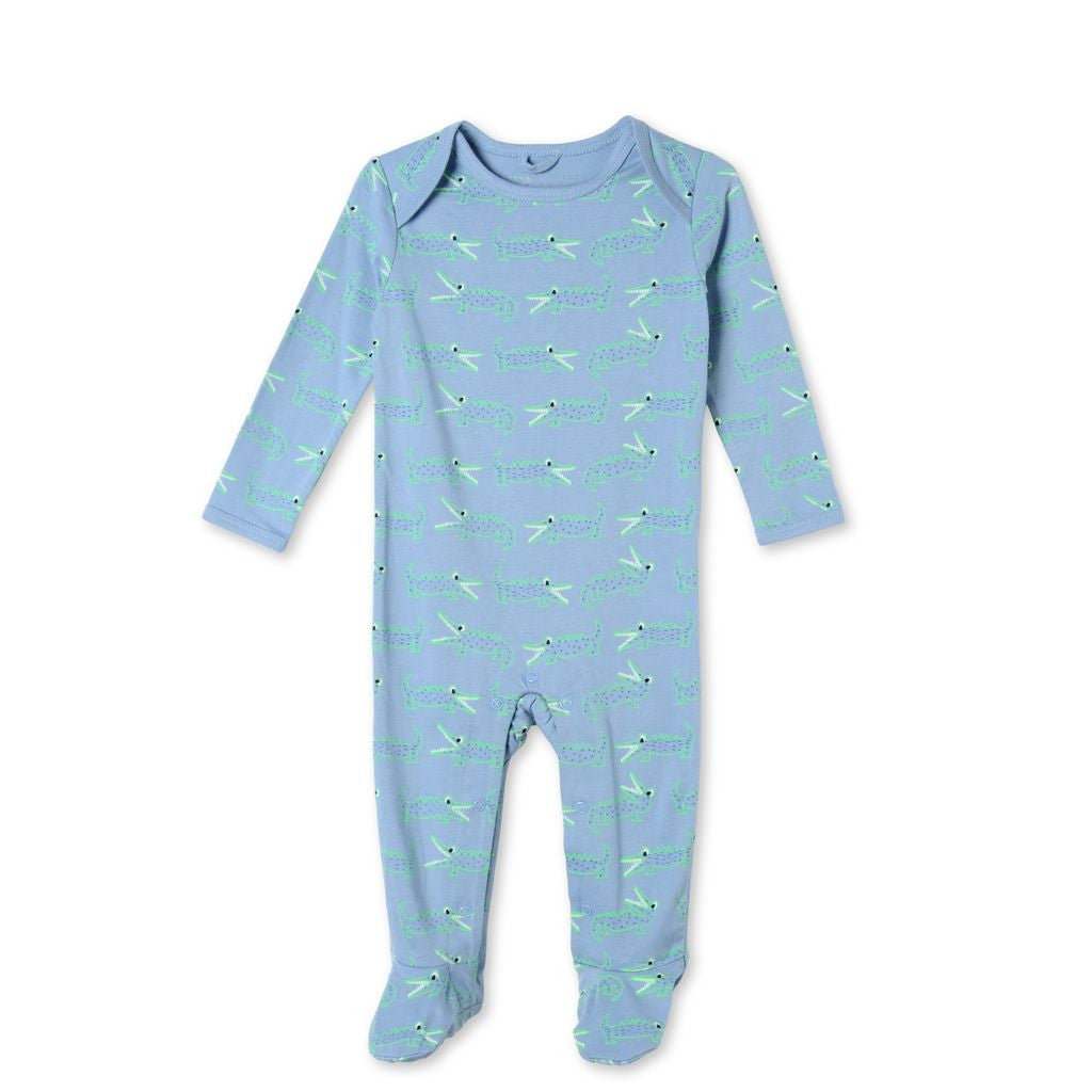 Stella Alligator Print Footie - Ladida