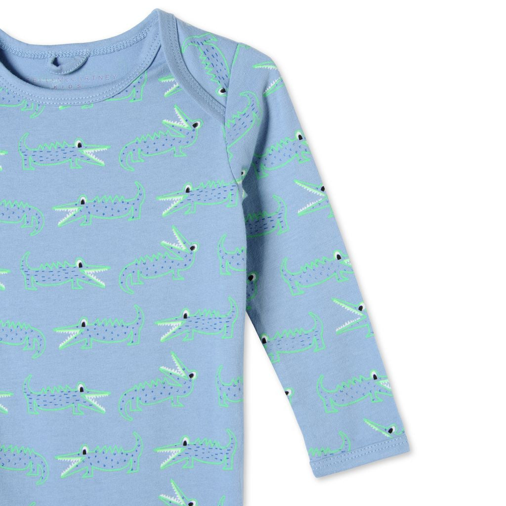 Stella Alligator Print Footie - Ladida