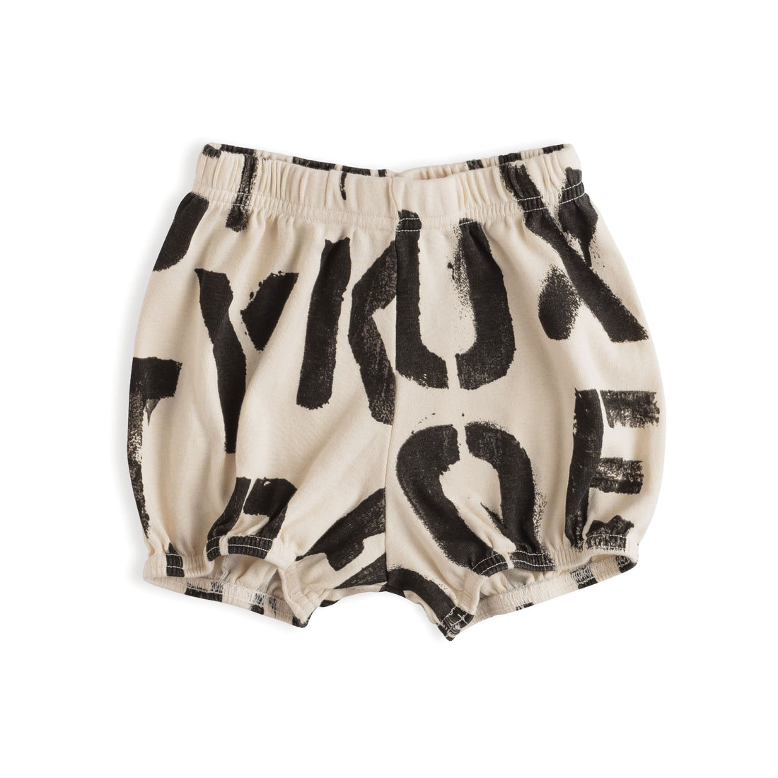 NUNUNU Natural Abc Yoga Shorts
