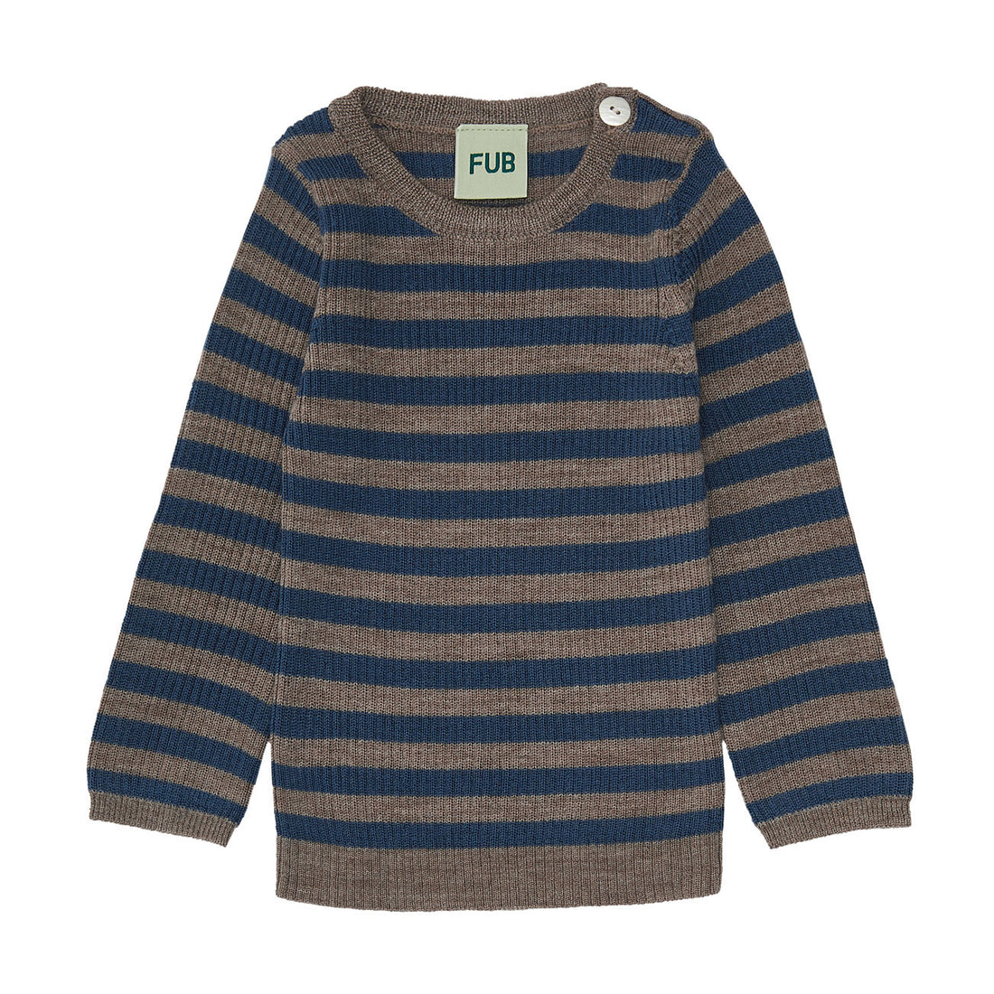FUB Baby Rib Top  - Beige Melange