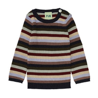 FUB Baby Rib Top  - Multi Stripe