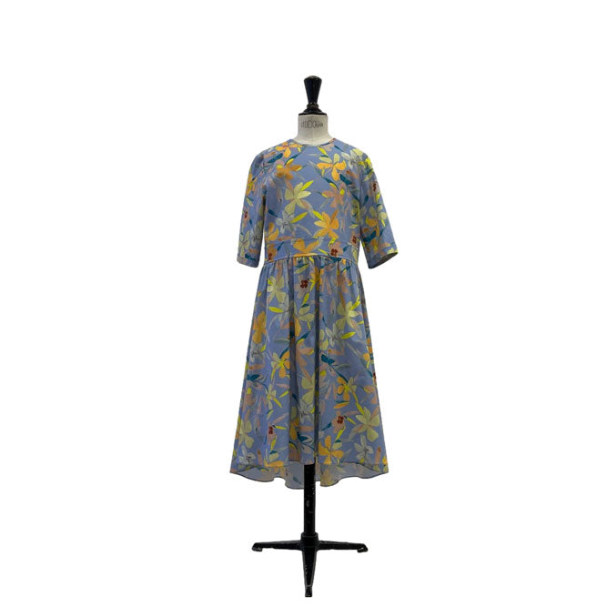 Lemoniez Floral Print Fit and Flare Pradera Dress