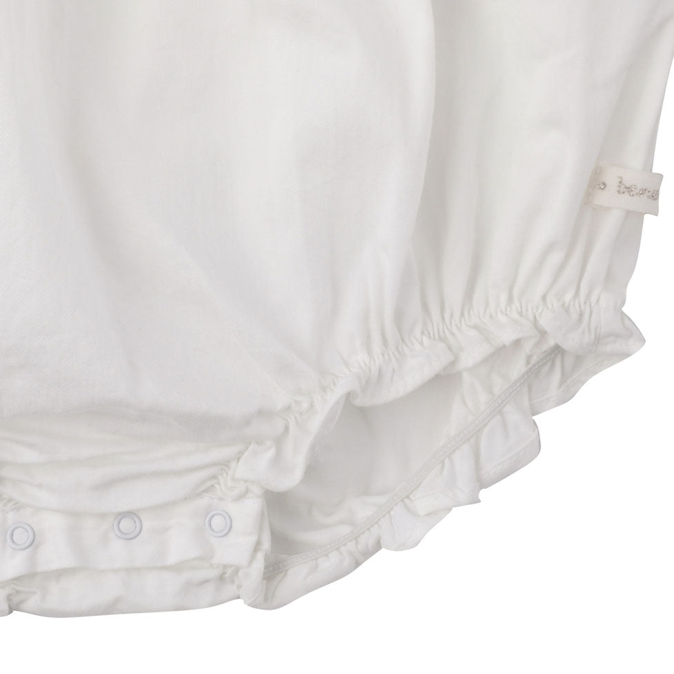Bene Bene  Ivory Sheer Frill Romper