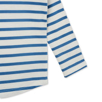 Stella Blue Striped Floral Top - Ladida