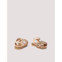 Petit Nord Cream Ruffles Sandal