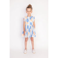 Morley Bleu Floral Polly Chest Pleat Dress