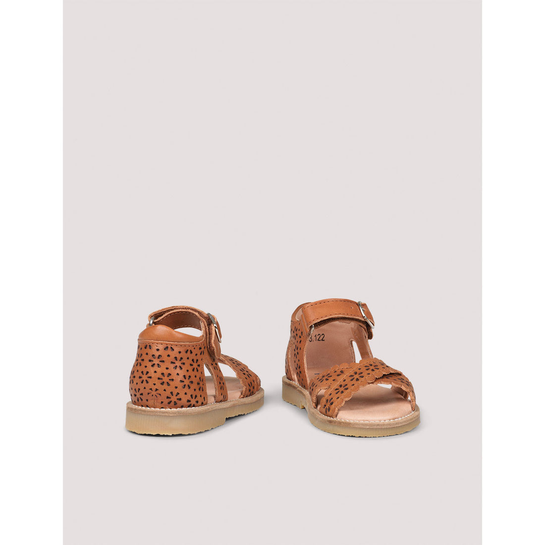 Petit Nord Cognac Braided Sandal