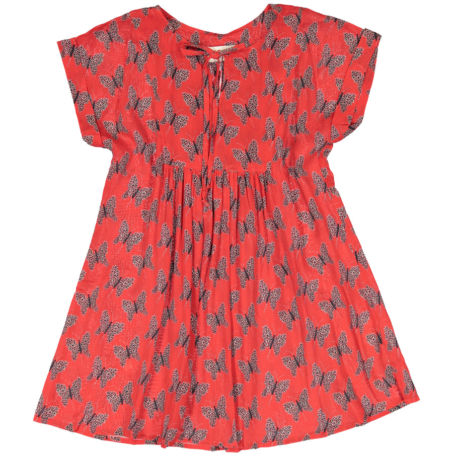 Maan Red Butterfly Dress - Ladida
