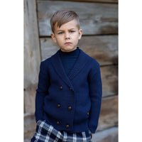 Noma Navy Double Breasted Cardigan
