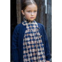 Noma Navy Cable Pointelle Cardigan
