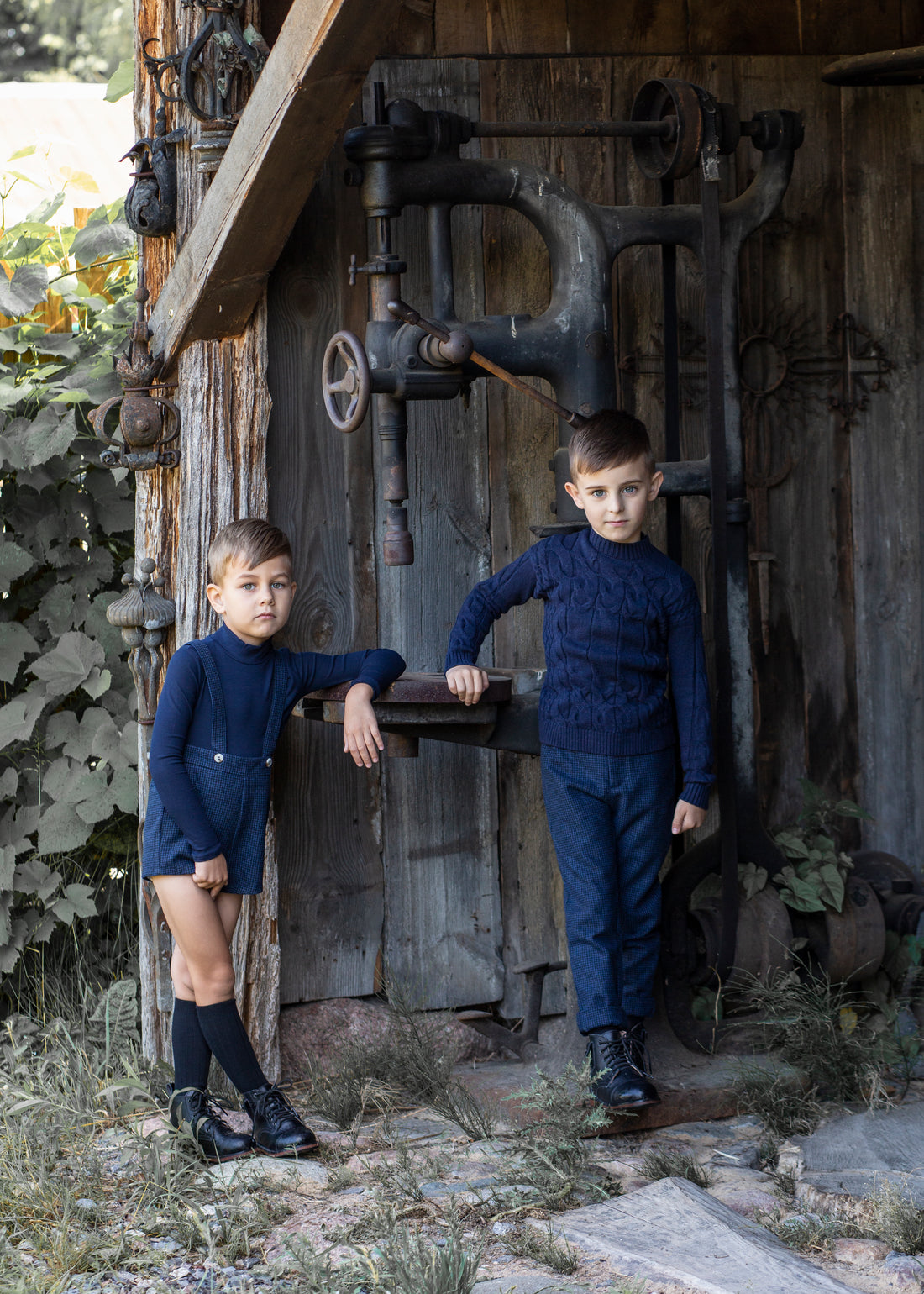 Noma Navy Cable Knit Sweater