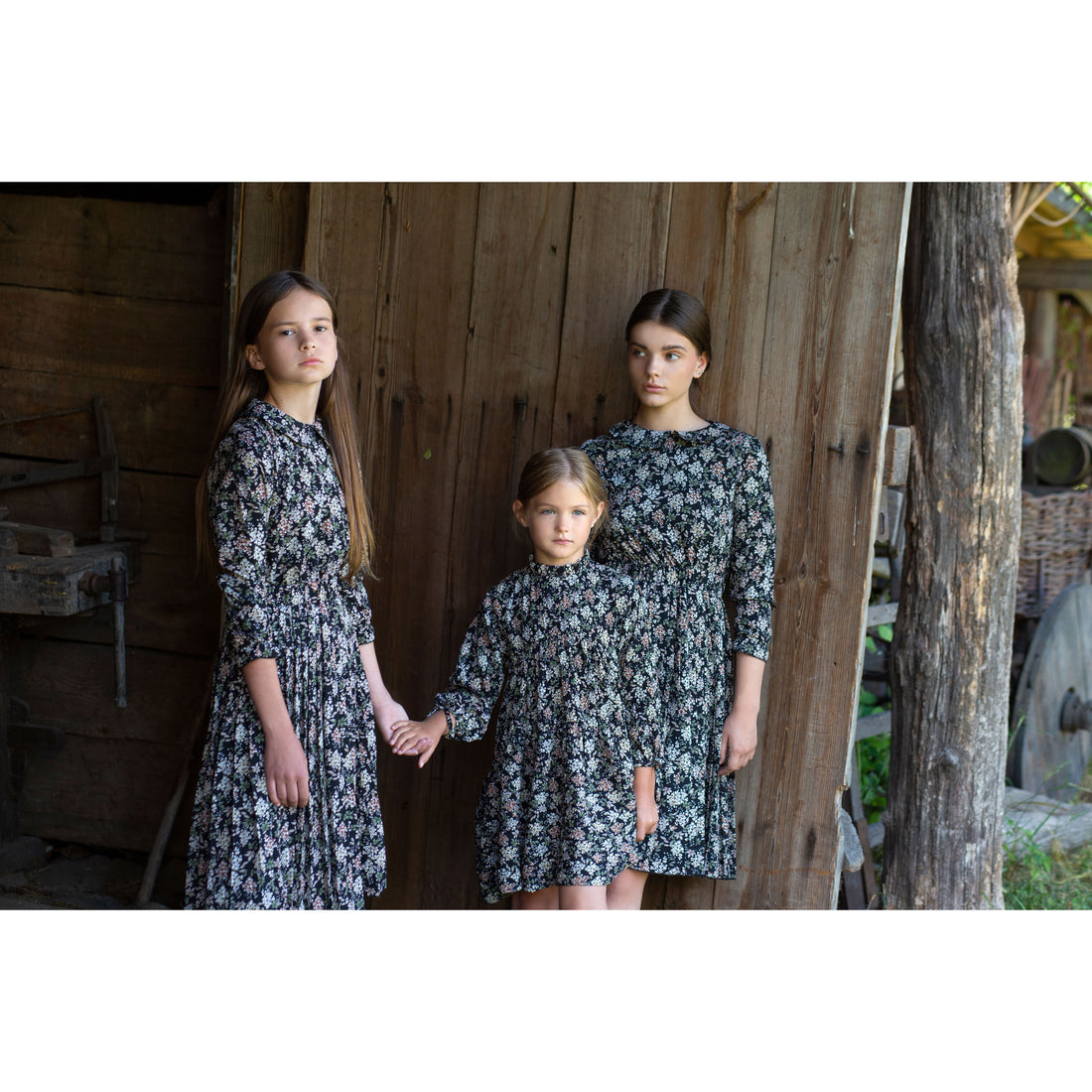 Noma Black Floral Accordian Pleated Dress