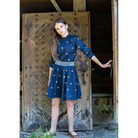 Noma Blue Floral Embroidered Set