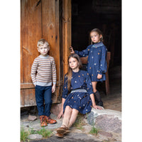 Noma Blue Floral Embroidered Set