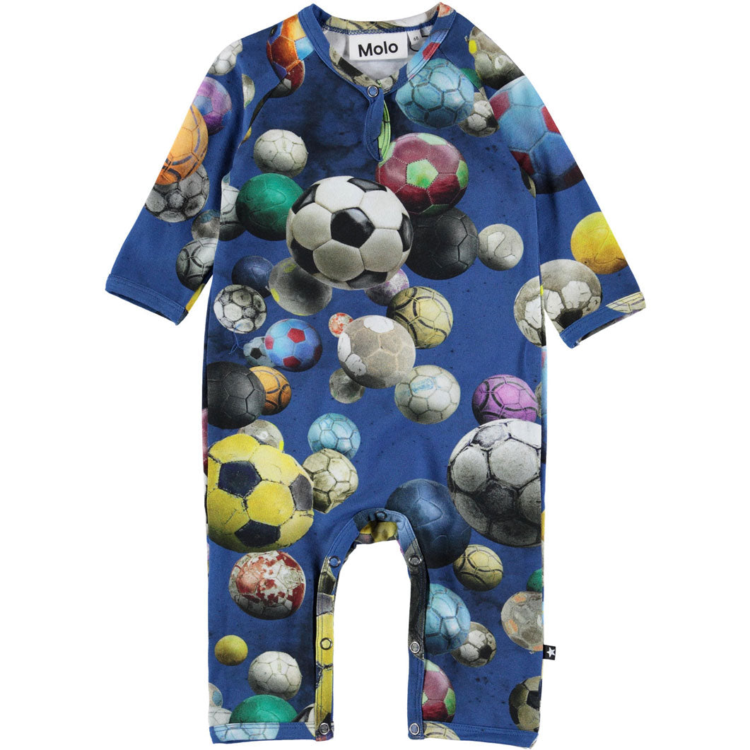 Molo Cosmic Footballs Fleming Romper