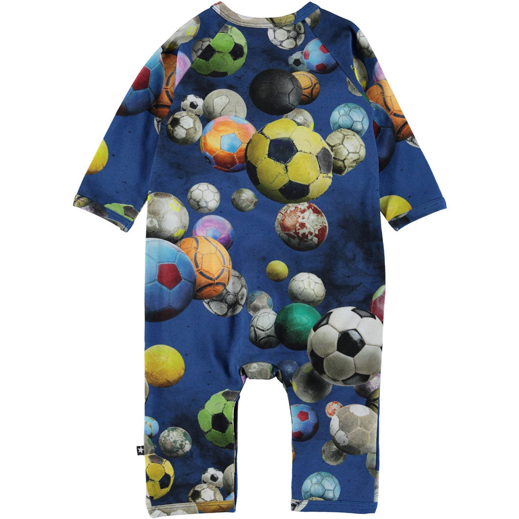 Molo Cosmic Footballs Fleming Romper