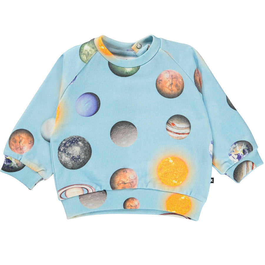 Molo Planets Disc Baby Sweatshirt