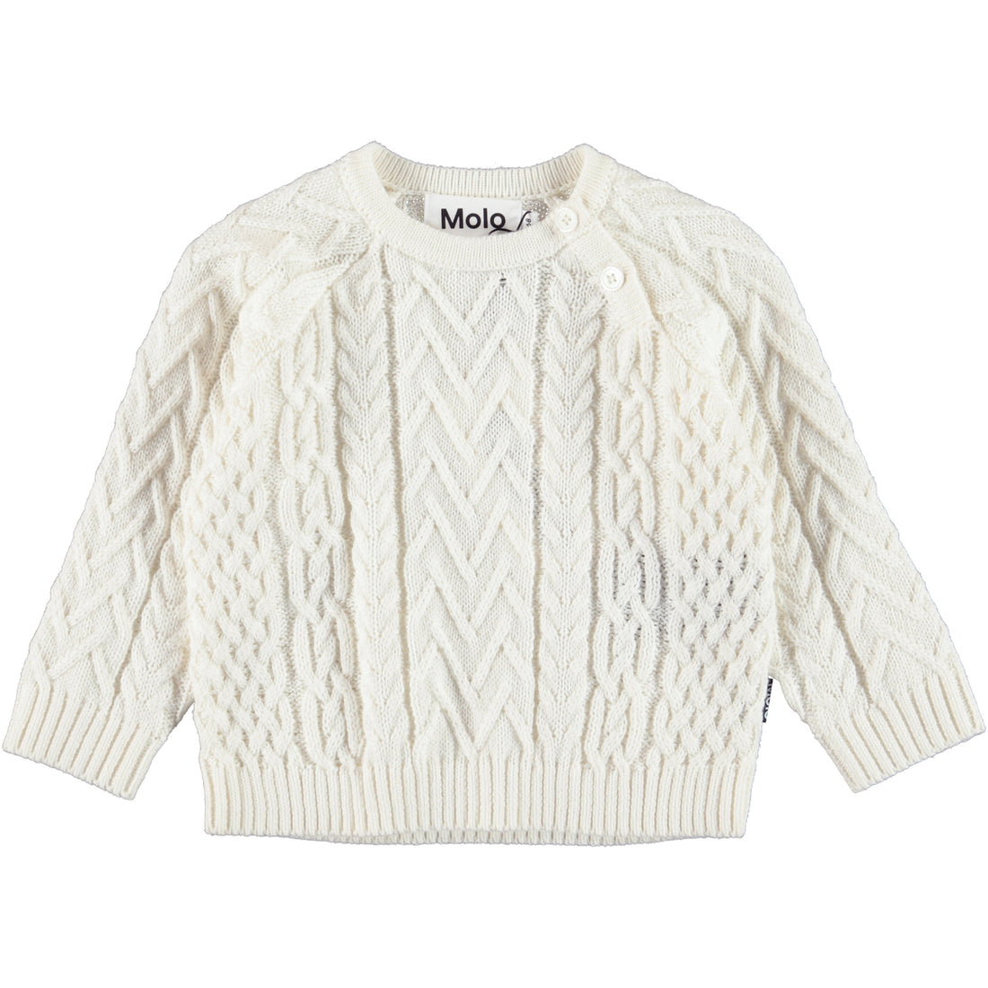 Molo White Star Bjork Sweater