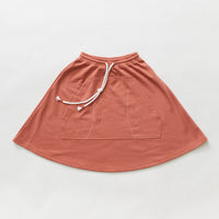 Hey kid Red Embroidered Beach Skirt