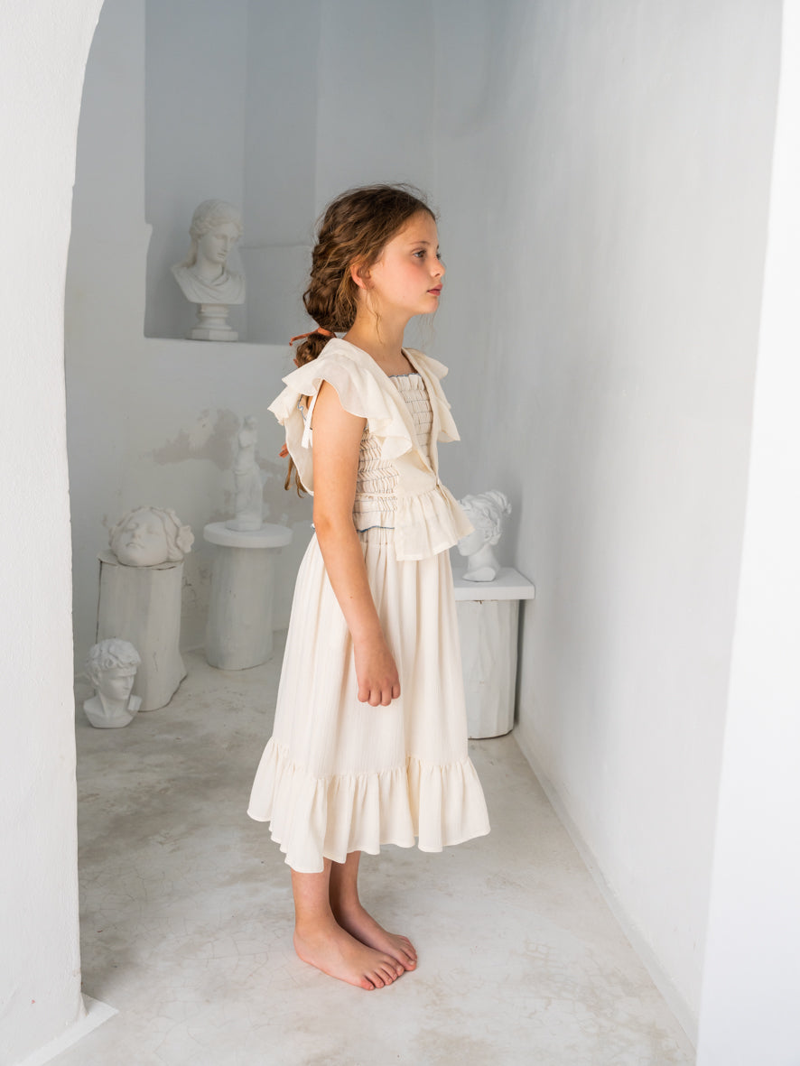 Belle Chiara Ecru Indiana Helen Vest