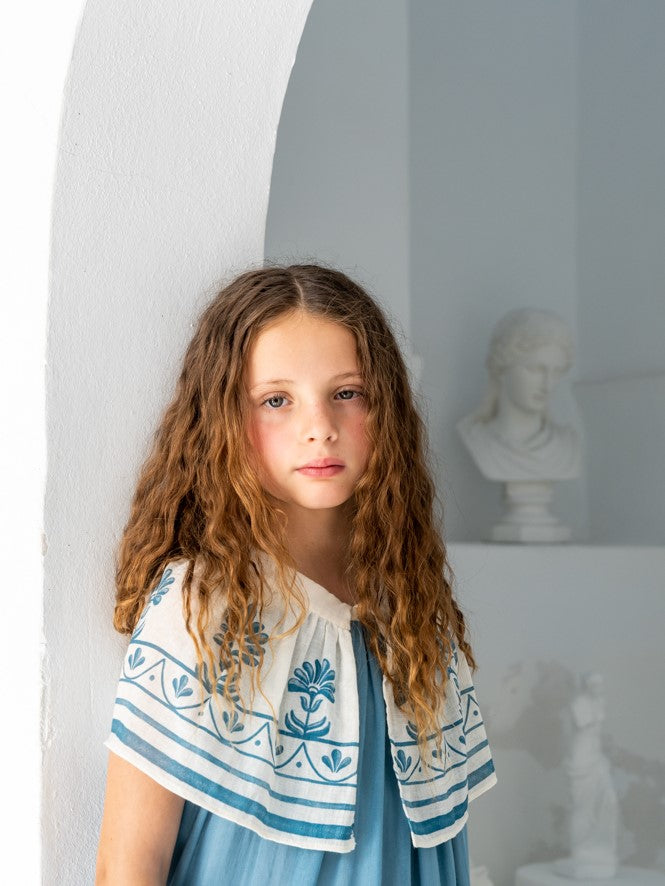 Belle Chiara Blue Egeo Indiana Andros Dress