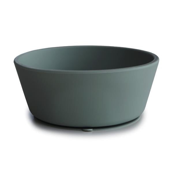 Mushie Dried Thyme Silicone Suction Bowl
